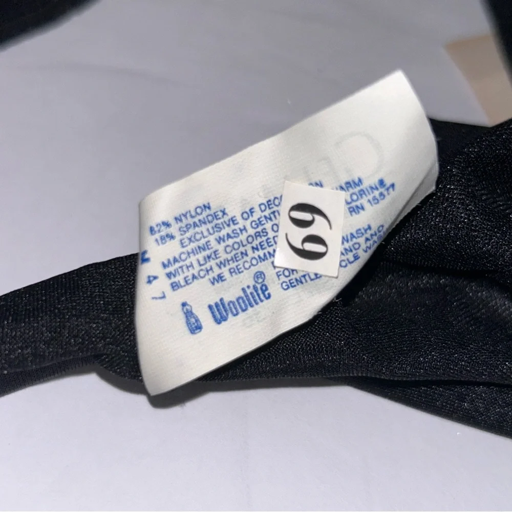 Vintage GELMART Style 2948 Black Wirefree Sheer Nylon Unlined Bralette Bra NWT - Picture 15 of 17
